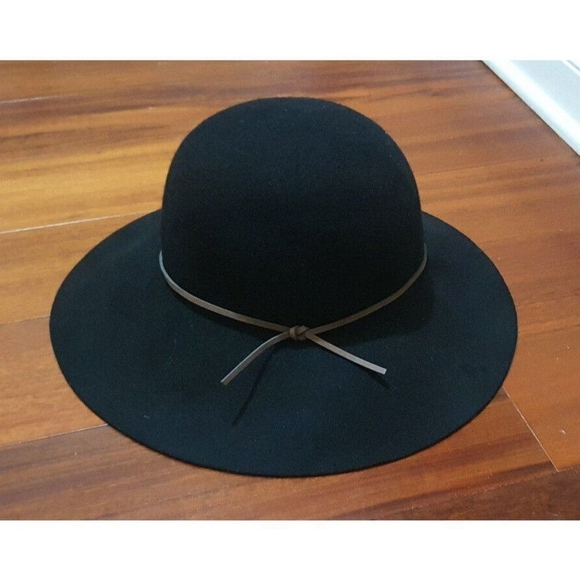Talulah Round Floppy Wool Hat - Picture 4 of 6